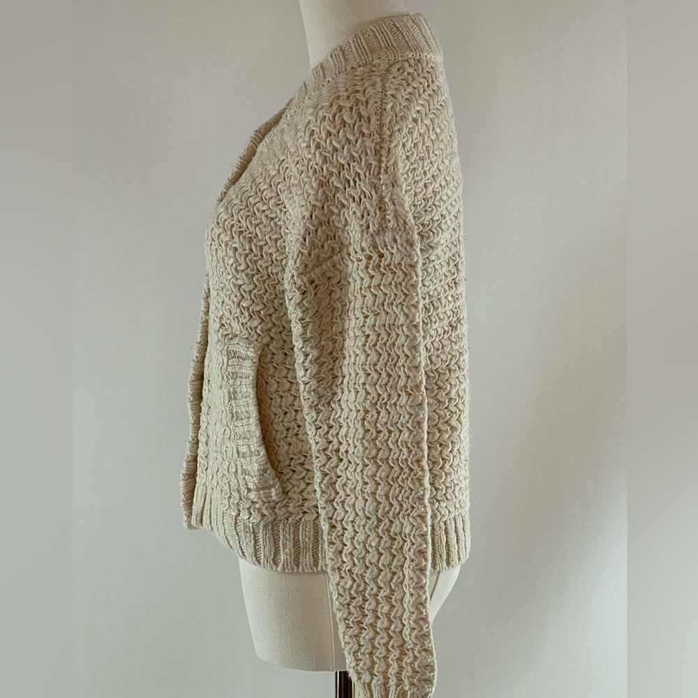 Madewell Bomber Cardigan Sweater, XS - Picture 4 of 10